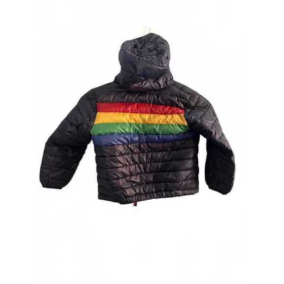 Primary Kids Rainbow Puffer Jacket Size 4T - Picture 4 of 4